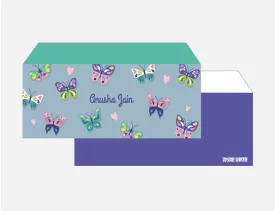 Personalised Envelopes - Butterfly, Set of 24