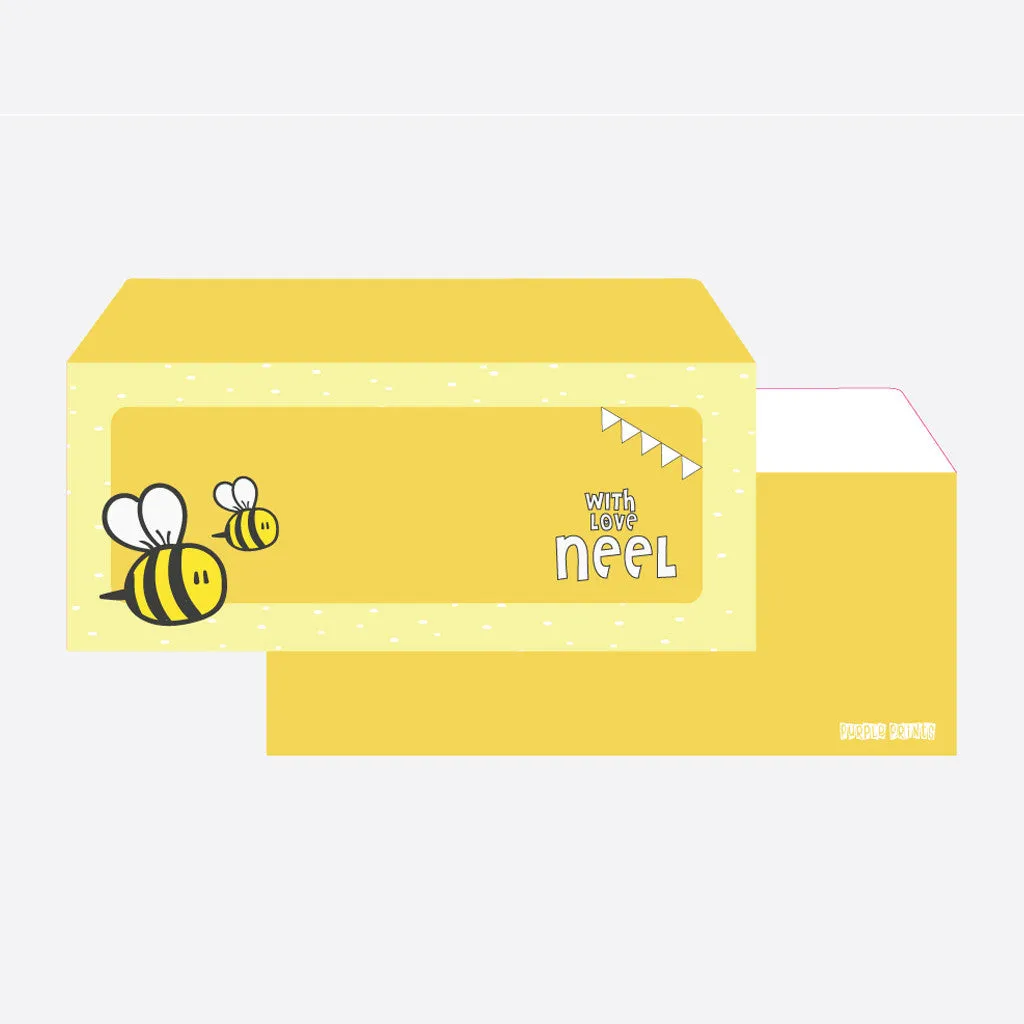 Personalised Envelopes - Farm Animal, Set of 24