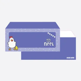 Personalised Envelopes - Farm Animal, Set of 24
