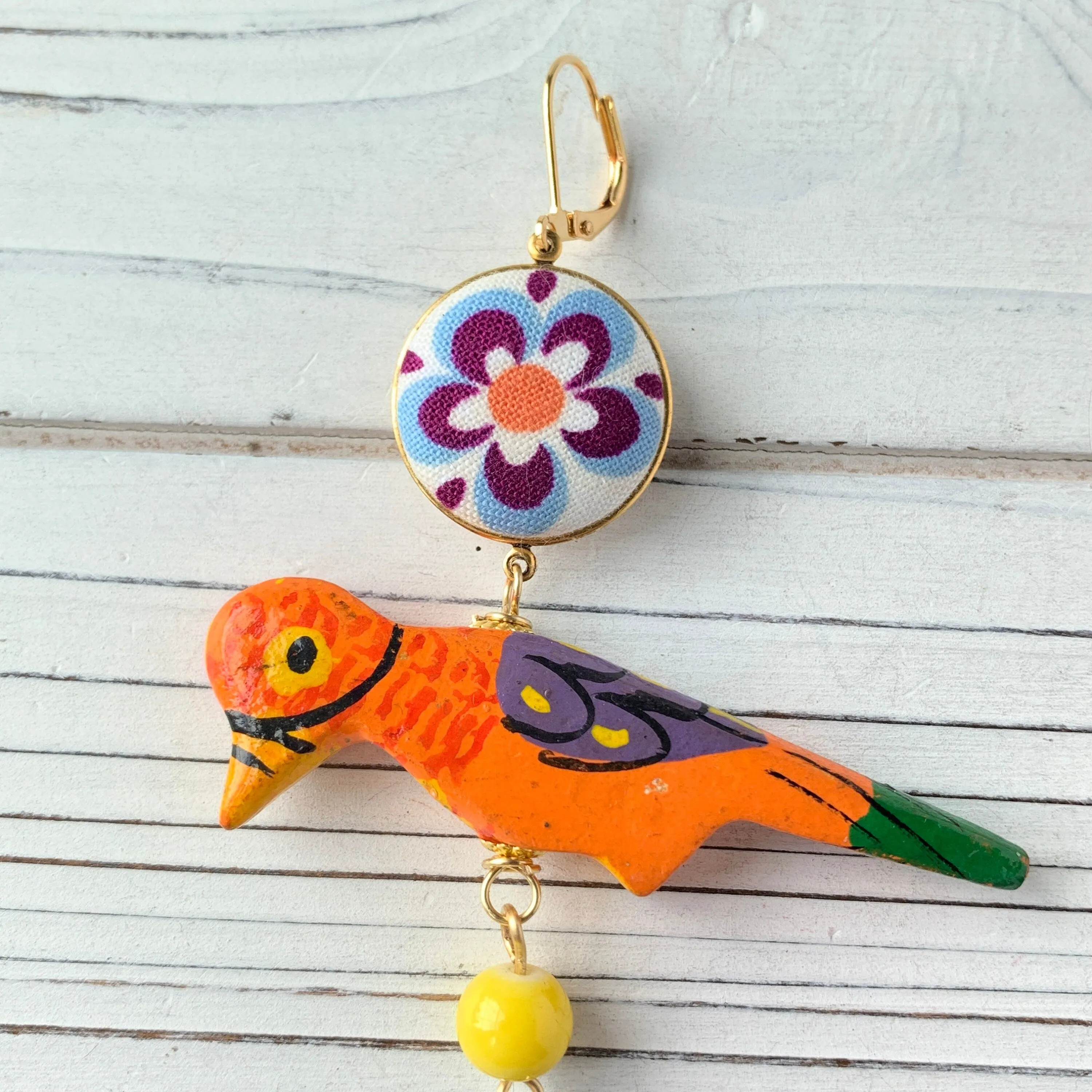 Polly Parrot Earrings