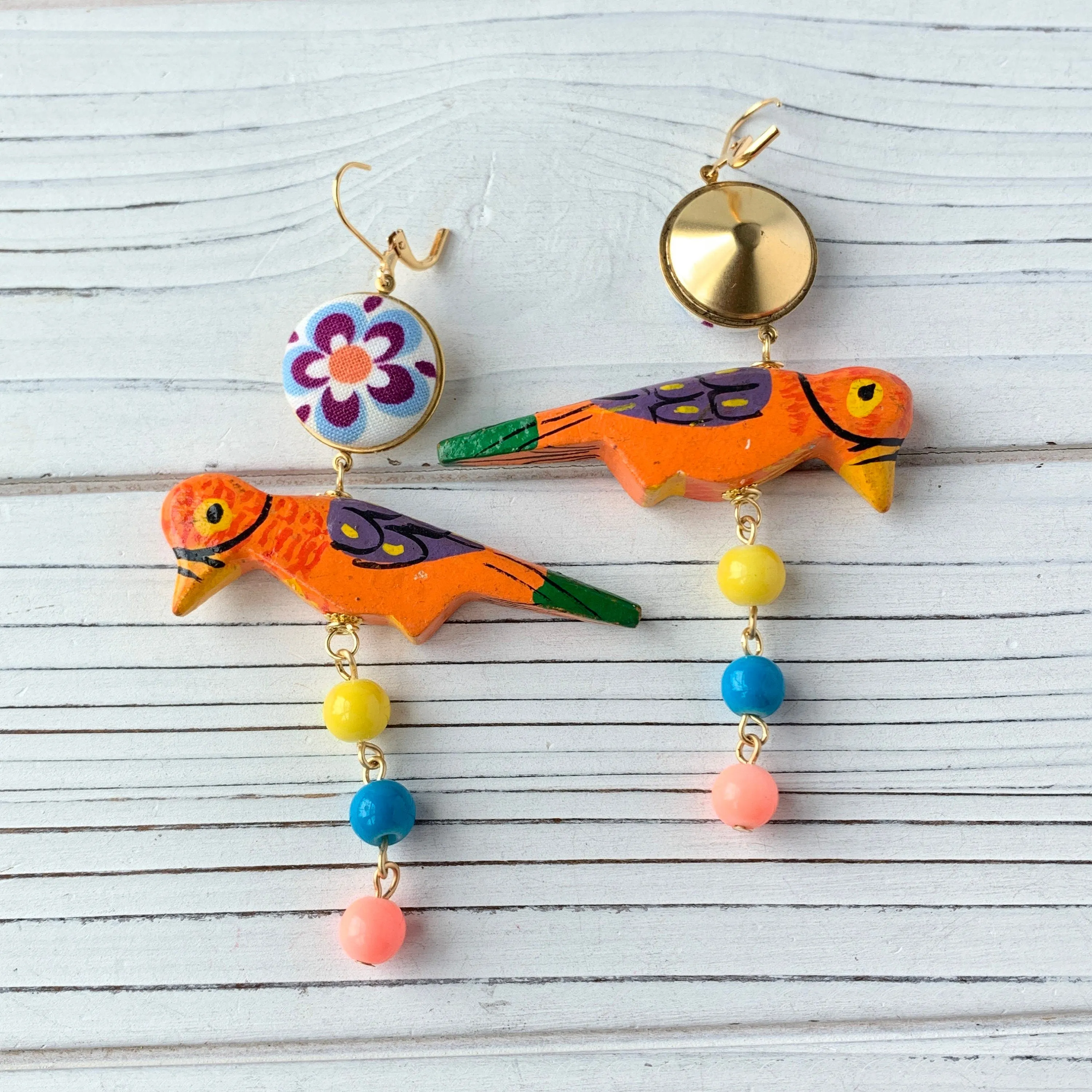 Polly Parrot Earrings