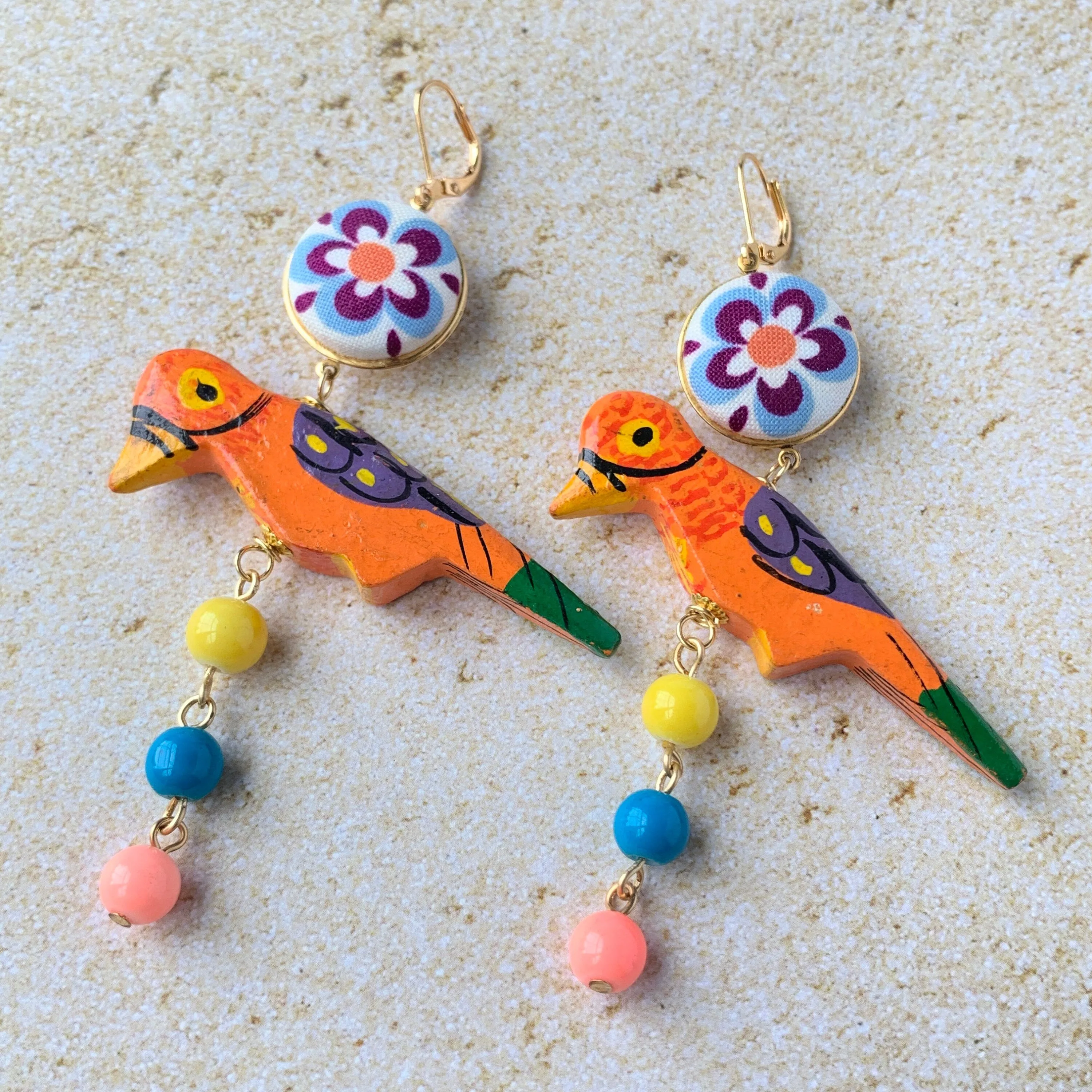 Polly Parrot Earrings