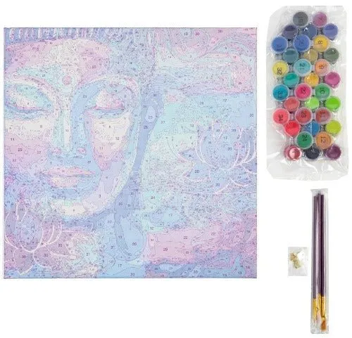 "Lord Buddha" Paint By Numb3rs Kit 30x30cm