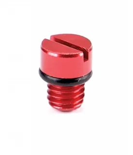 Red Air Screw Vent with O-ring