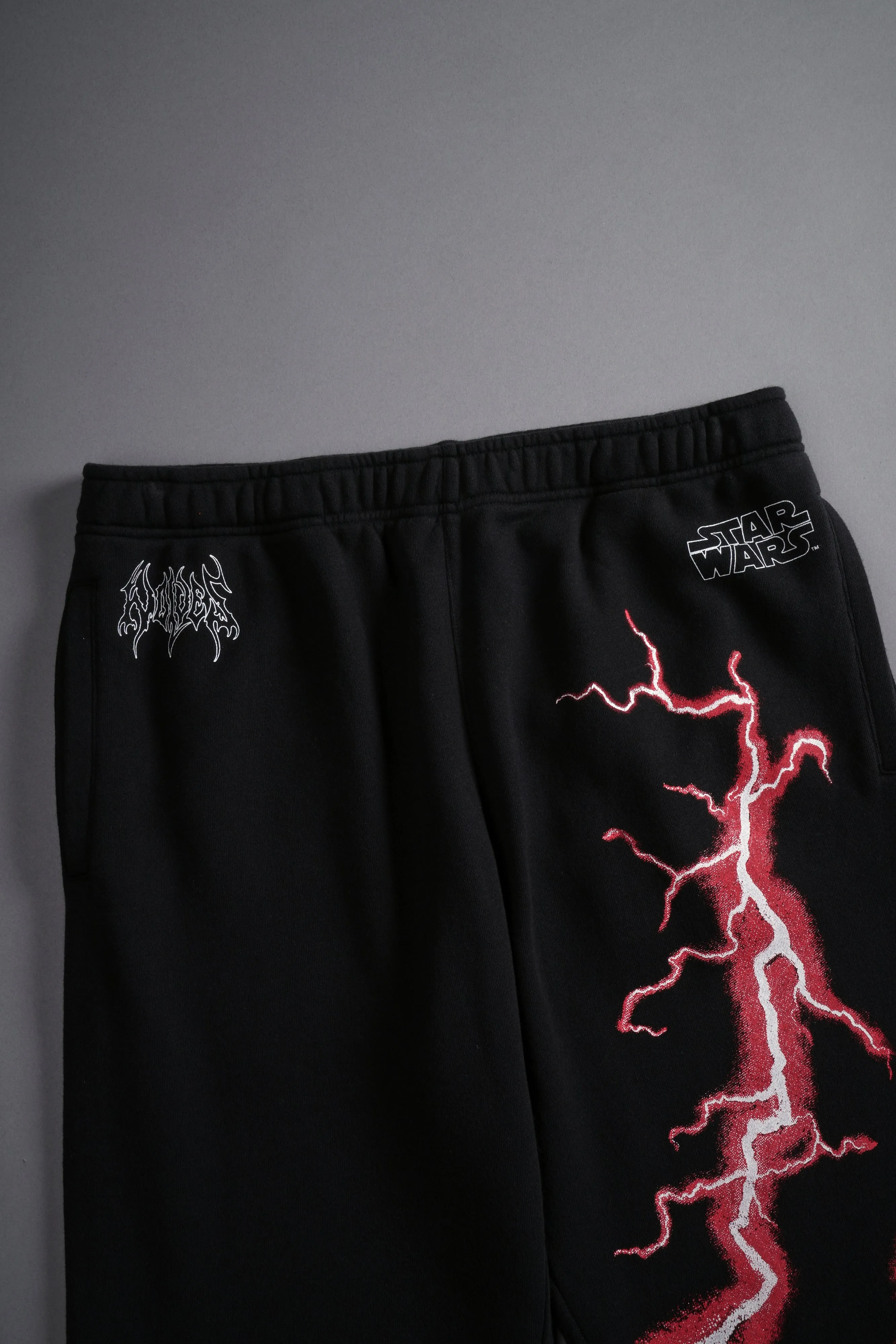 Ride The Lightning Post Lounge Sweats in Black