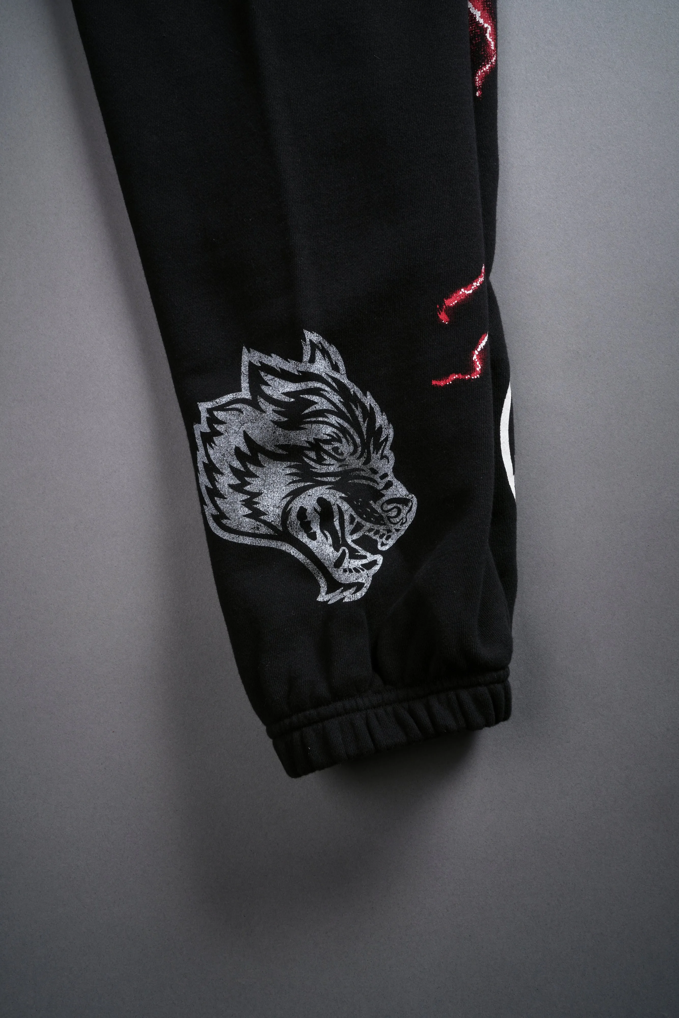 Ride The Lightning Post Lounge Sweats in Black