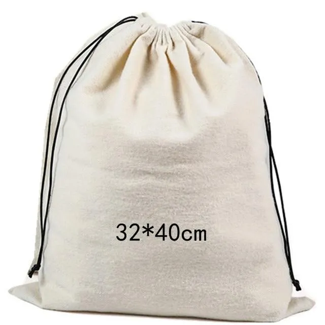 Suede Travel Shoe Bag